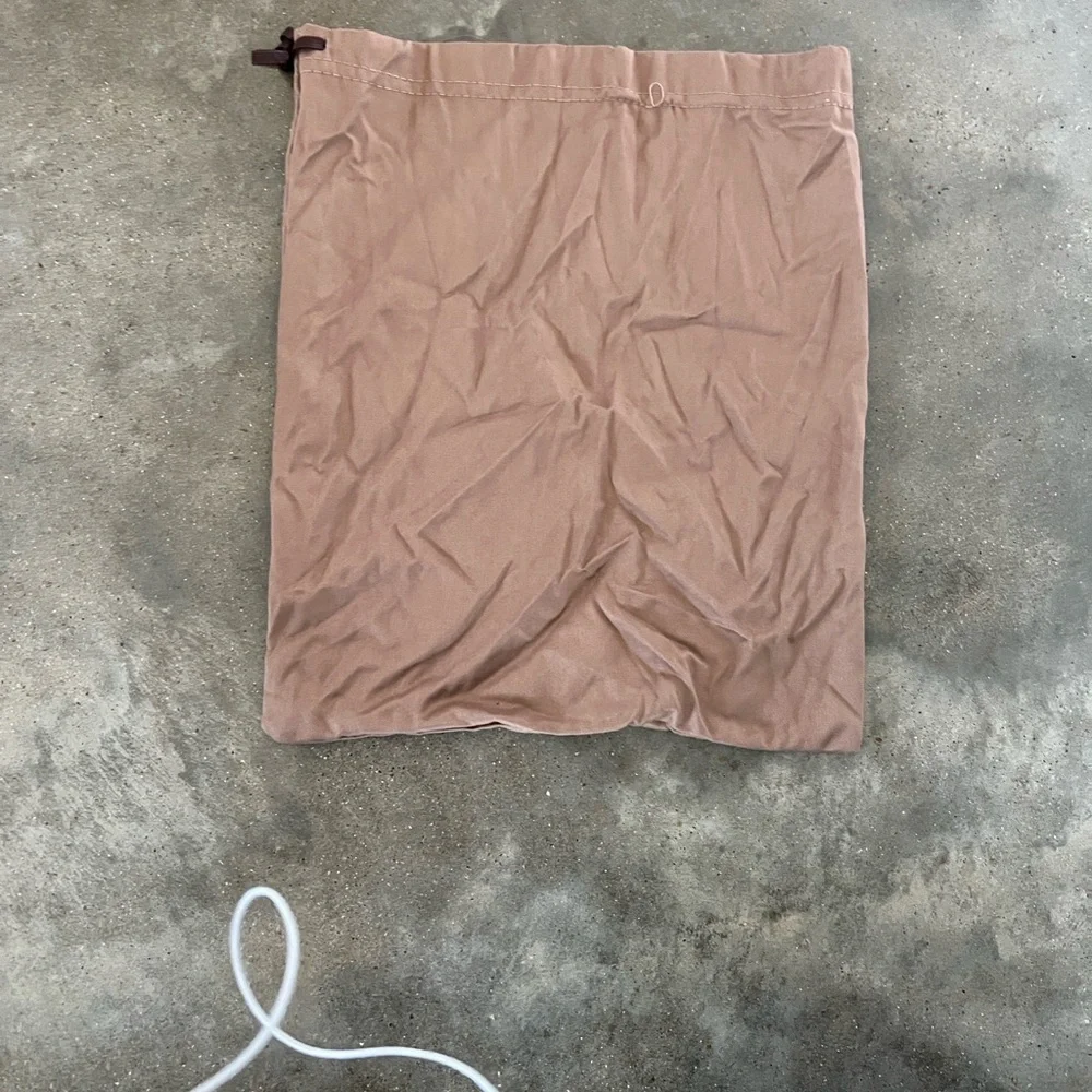 Authentic Gianvito Rossi Pink-Taupe Drawstring Dust Bag